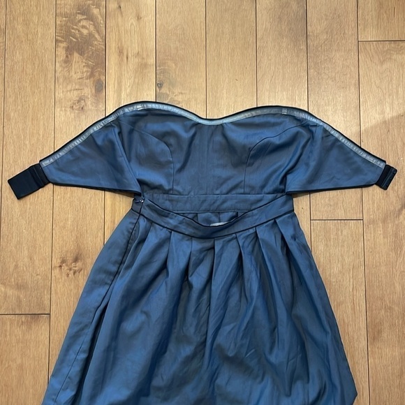 Valérie Dumaine Maura Dress strapless sweetheart neckline, made in Canada, sz M - Picture 12 of 16